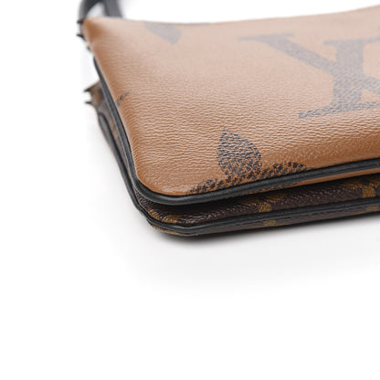 Louis Vuitton Reverse Monogram Giant Double Zip Pochette 8 of 10
