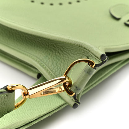 Hermes Taurillon Maurice Evelyne III PM Vert Criquet 11 of 11