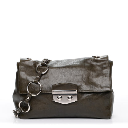 Saint Laurent Sac Le Sixieme Chain Bag Green 1 of 8