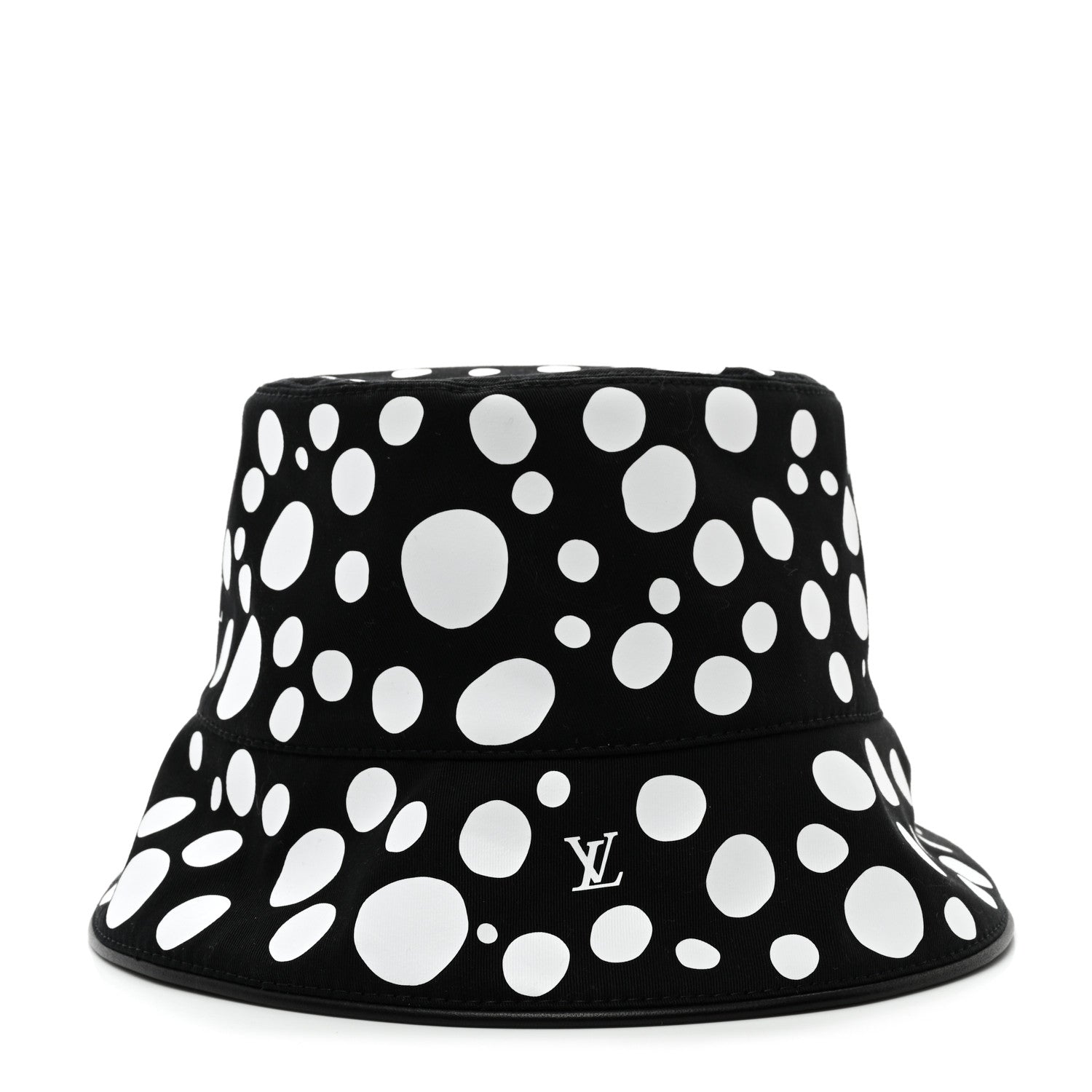 Louis Vuitton LV x YK Monogram Dots Reversible Bucket Hat S Black White 4 of 14