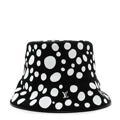Louis Vuitton LV x YK Monogram Dots Reversible Bucket Hat S Black White 4 of 14