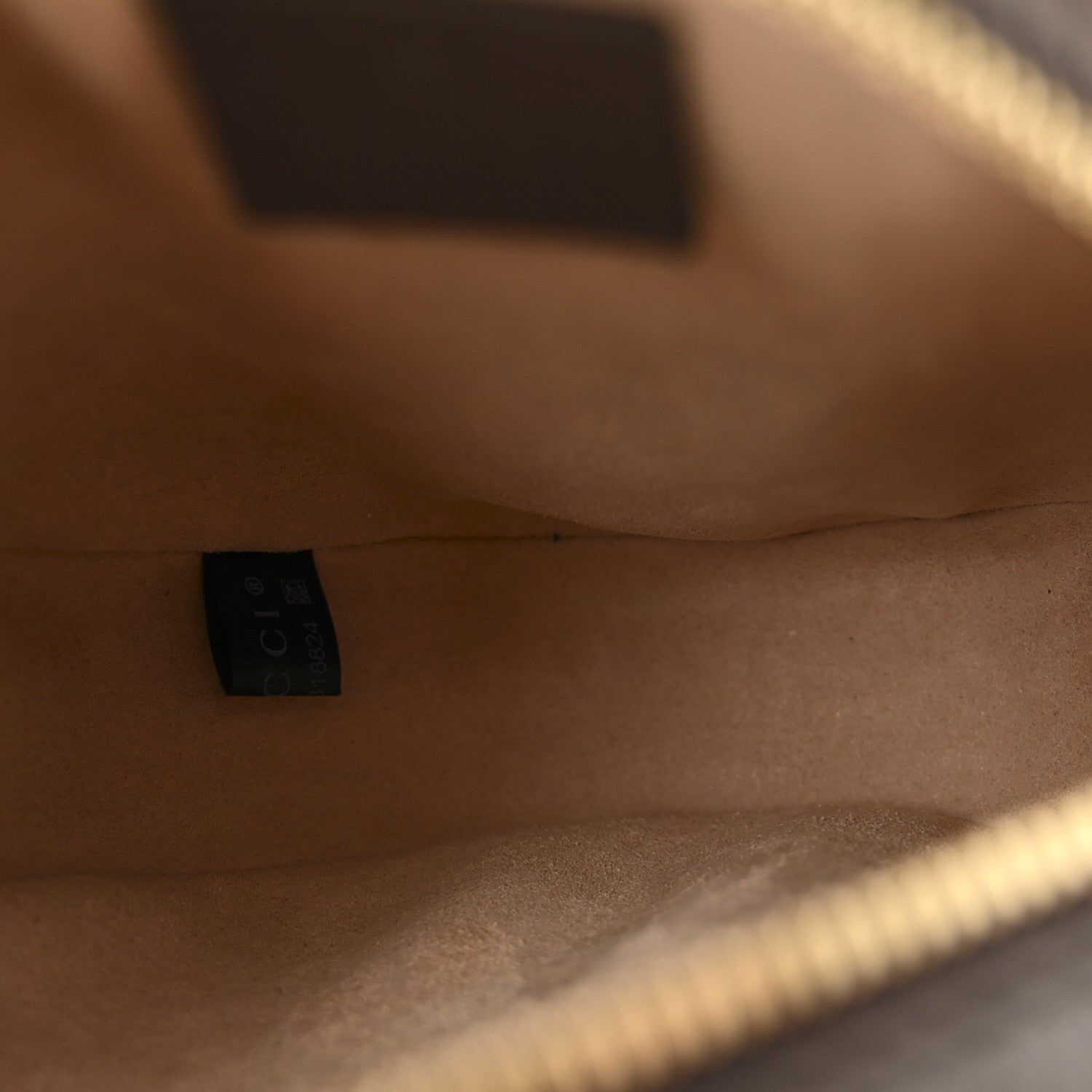 Gucci GG Supreme Monogram Web Mini Ophidia Round Shoulder Bag Brown 5 of 10