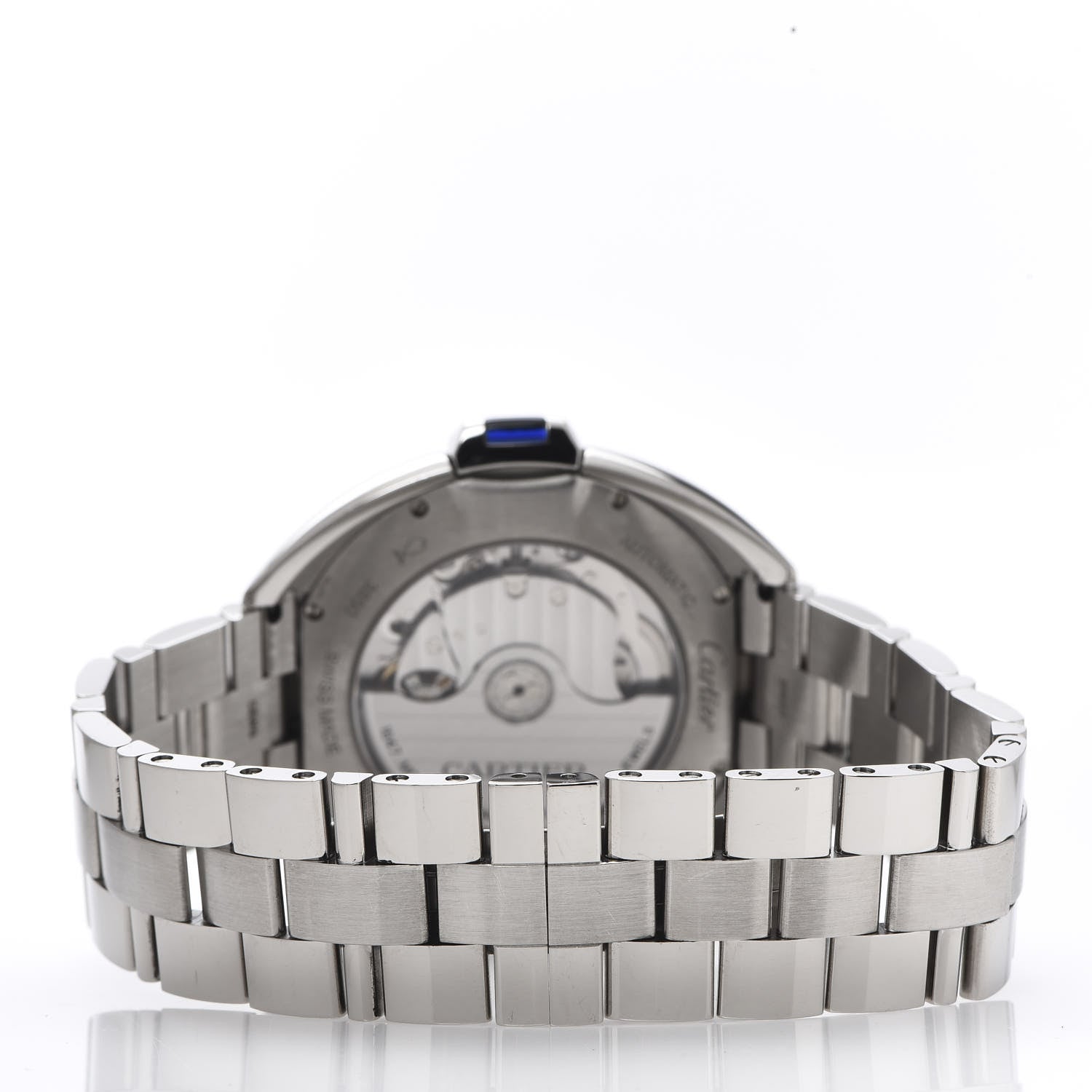 Cartier Stainless Steel 40mm Cle De Automatic Watch 4 of 8