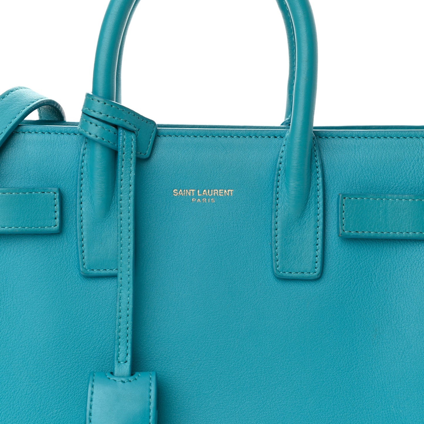 Calfskin Nano Sac De Jour Turquoise