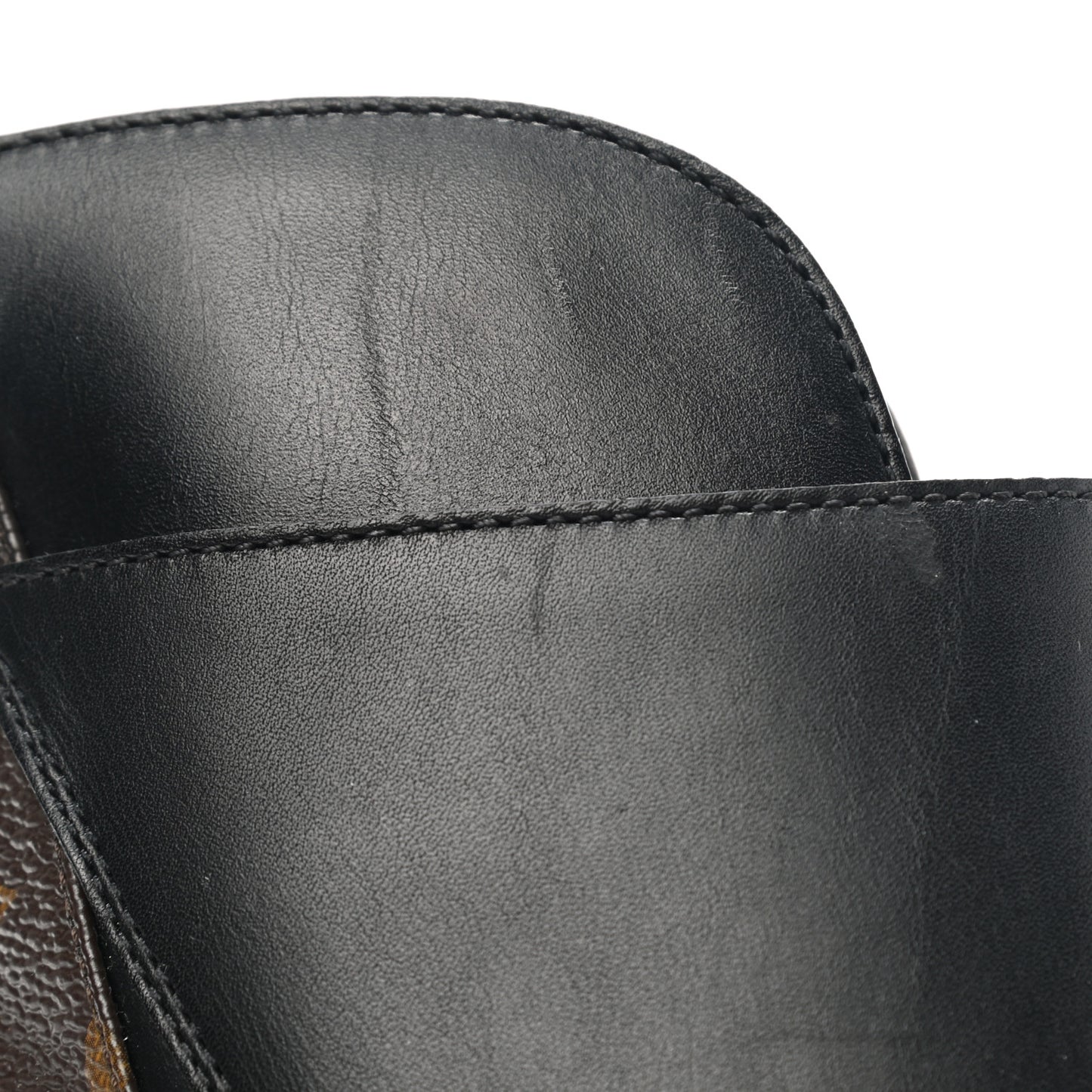 Calfskin Monogram Janet Ankle Boots 36.5 Black