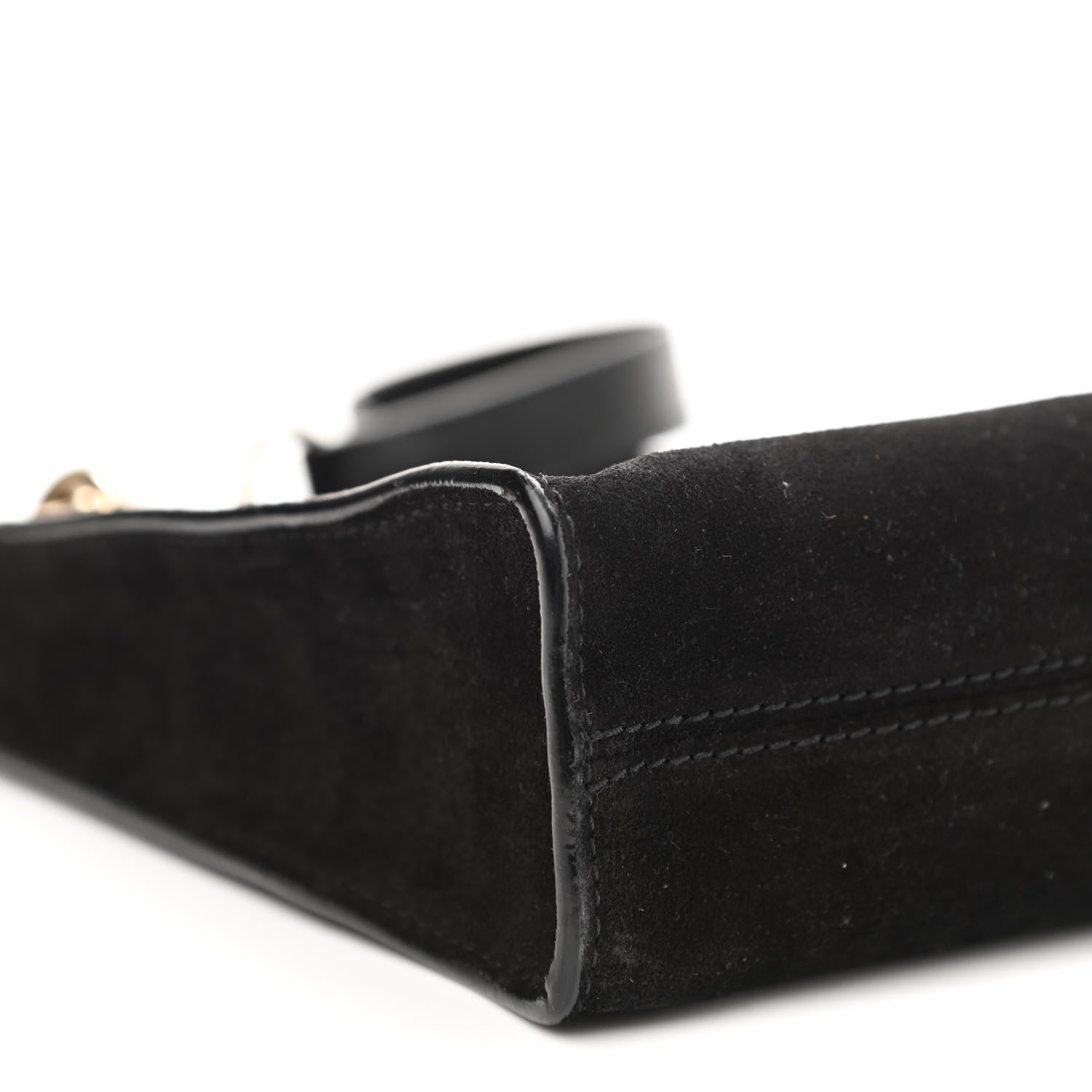 Jimmy Choo Suede Callie Mini Hobo Black 9 of 10