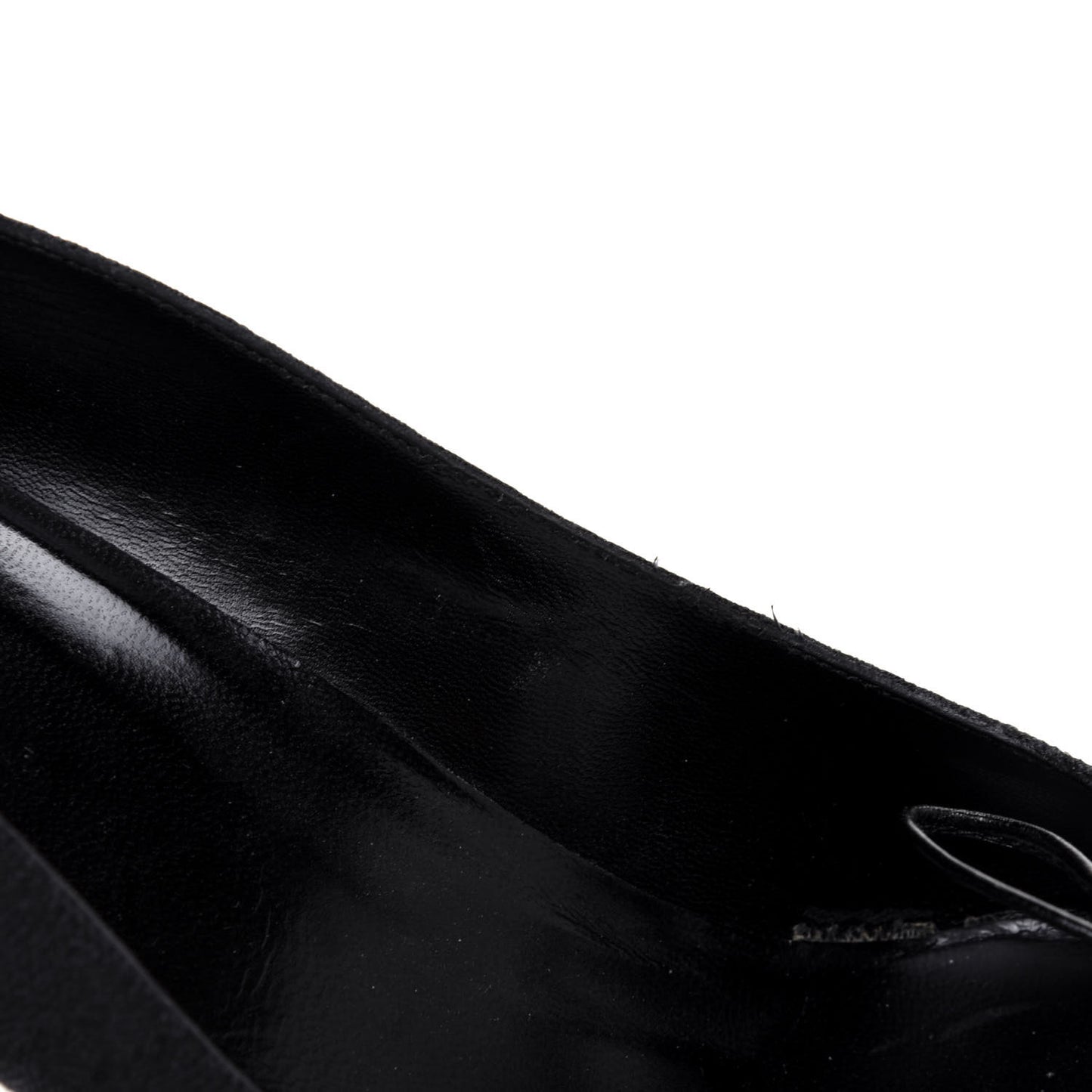Fabric Monogram Mid-Heel Pumps 36.5 Black
