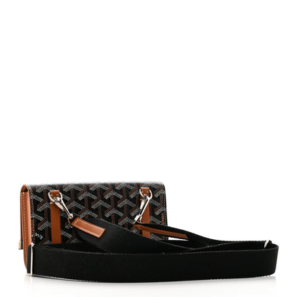 Goyard Goyardine Monte Carlo Mini Case Black Gold 3 of 10