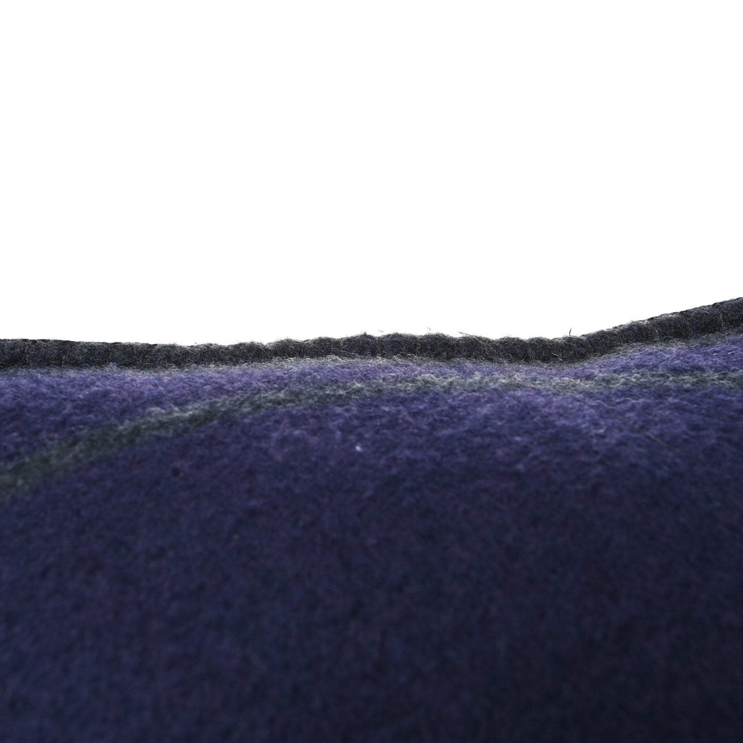 Wool Cashmere CC Pillow Navy Grey