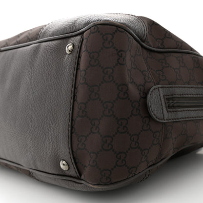 Gucci Nylon Monogram Large Princy Duffle Bag Dark Brown 10 of 12