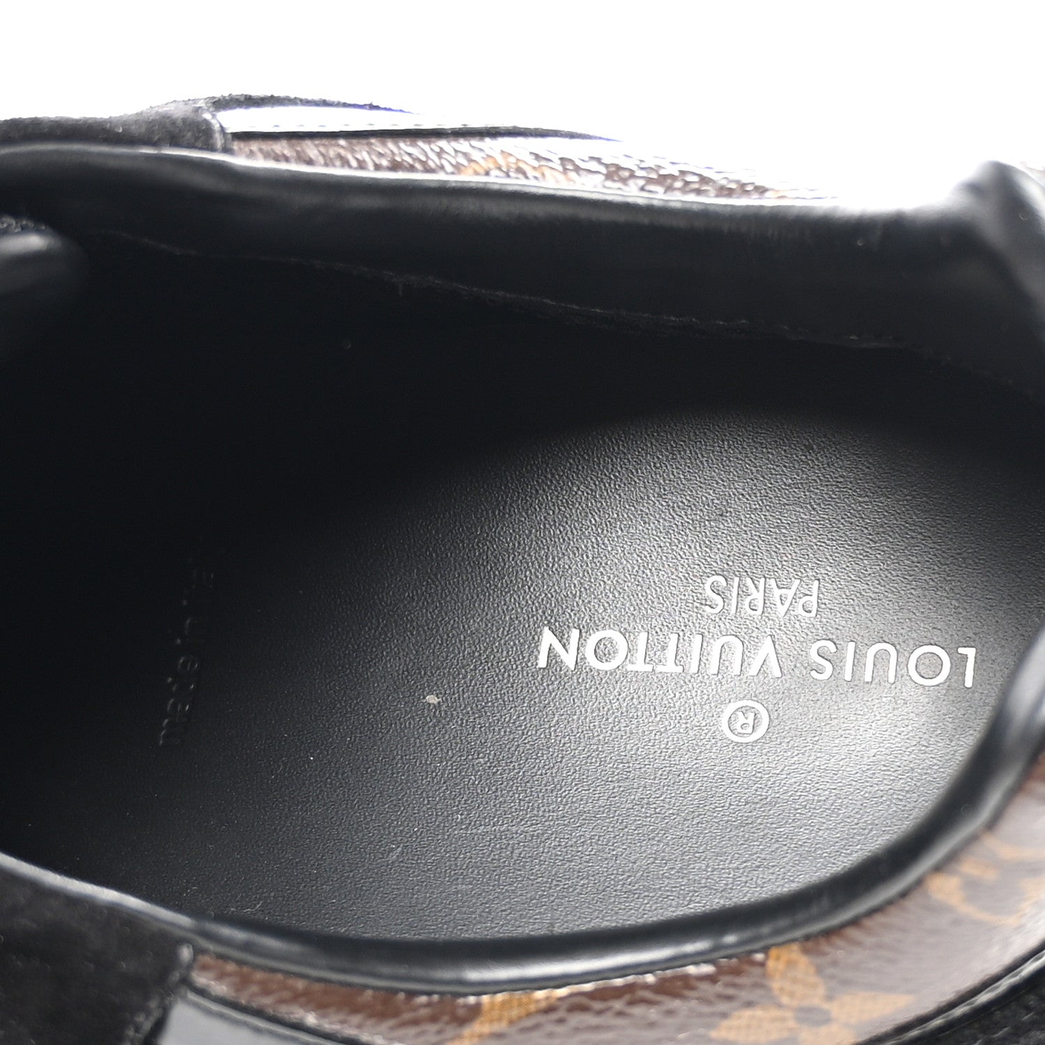 Louis Vuitton Suede Monogram Run Away Sneakers 40 Black 7 of 11