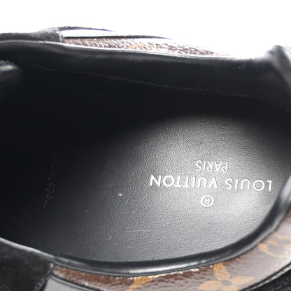 Louis Vuitton Suede Monogram Run Away Sneakers 40 Black 7 of 11
