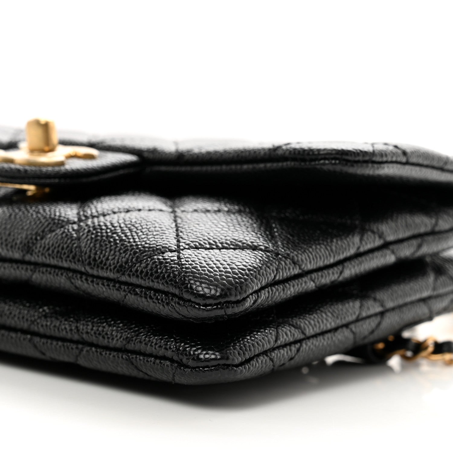 Chanel Shiny Caviar Pick Me Up Flap Belt Bag Black 10 of 11