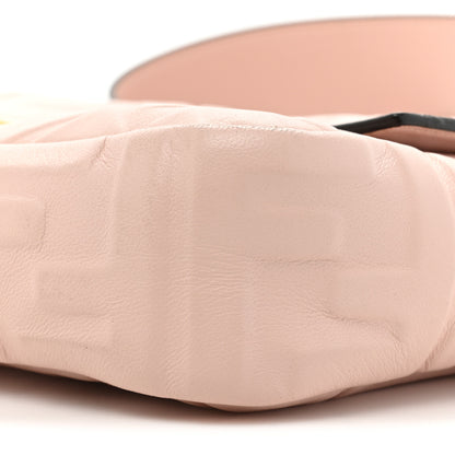 Fendi Nappa FF 1974 Embossed Baguette Rosa Quarzo 7 of 14