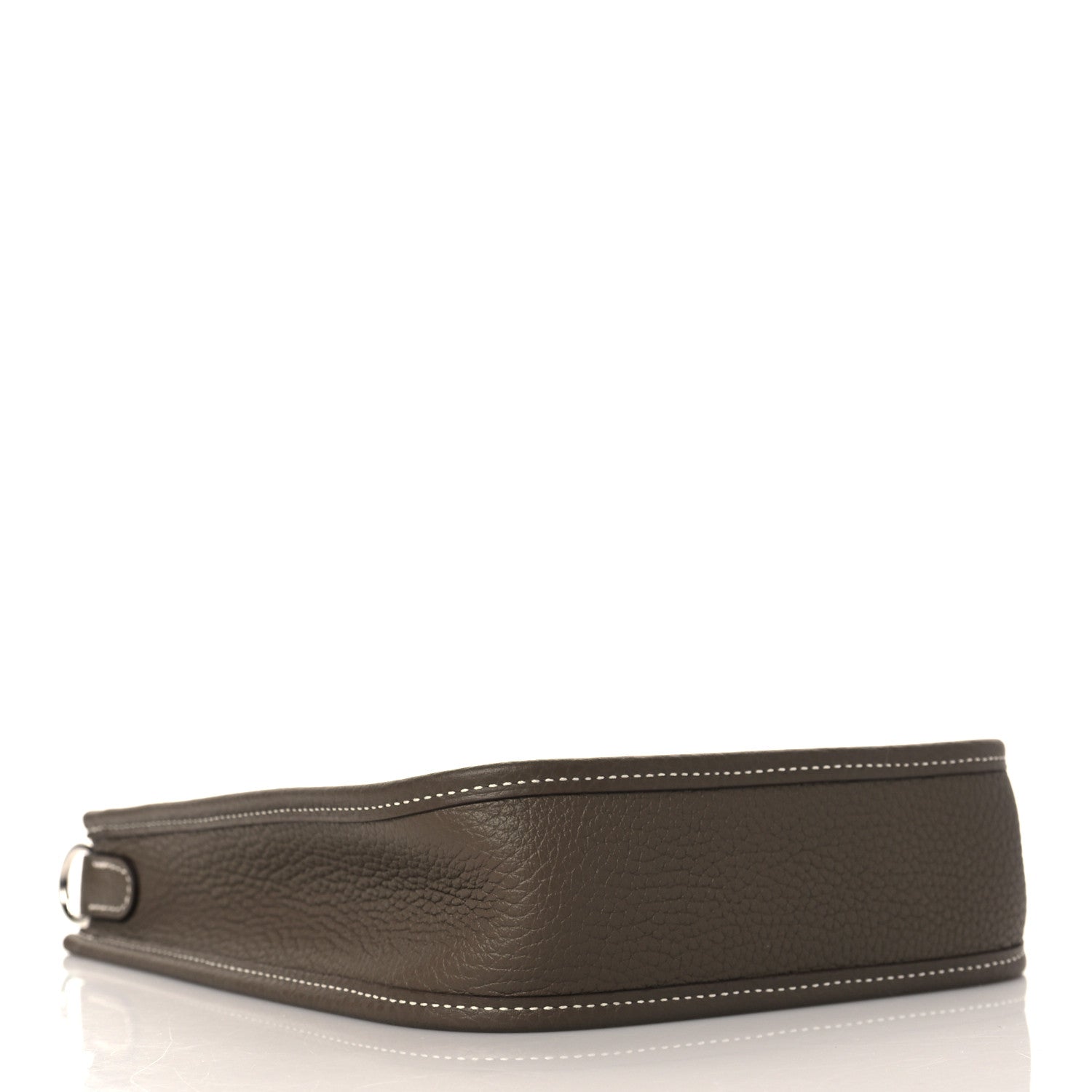 Hermes Taurillon Clemence Amazone Evelyne TPM Etoupe Bleu Indigo 4 of 11