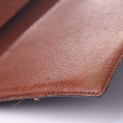 Louis Vuitton Monogram Simple Checkbook Holder Wallet Cover 10 of 11