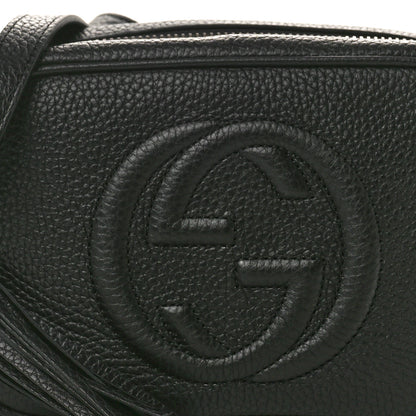 Gucci Pebbled Calfskin Mini Soho Disco Bag Black 9 of 11