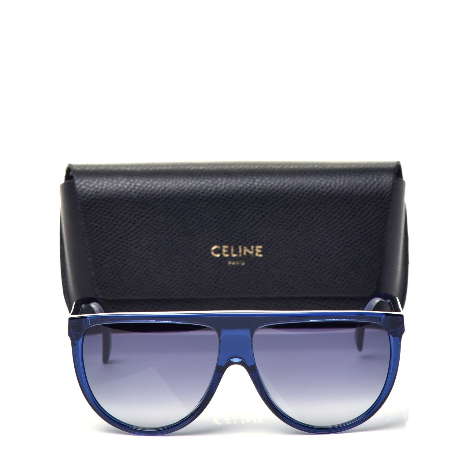 Celine Acetate Thin Shadow Sunglasses CL 40006I Blue 7 of 7