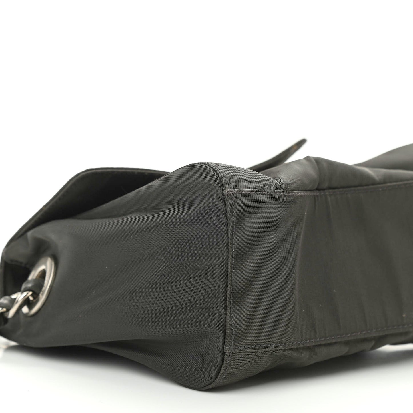 Nylon Messenger Bag Green