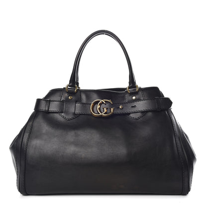 Gucci Calfskin Large GG Running Tote Black 1 of 14