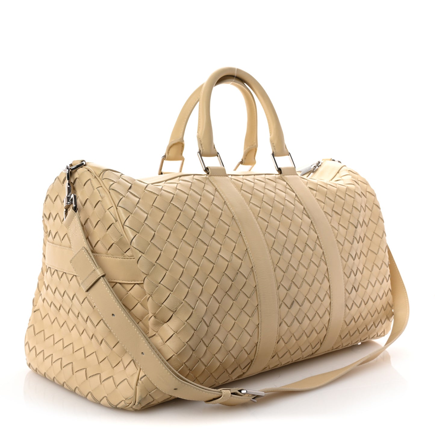 Nappa Intrecciato Large Duffel Porridge