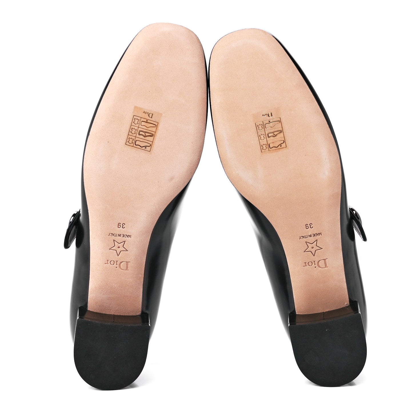 Brushed Calfskin Uniform 30mm Pumps 39 Black