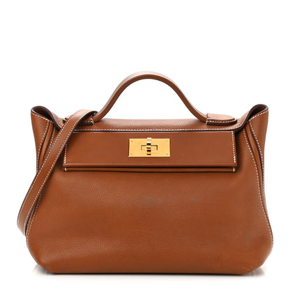 Hermes Barenia Faubourg 24/24 29 Fauve 1 of 17