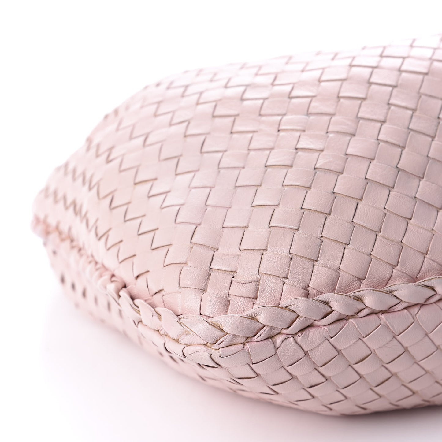Nappa Intrecciato Medium Veneta Hobo Magnolia