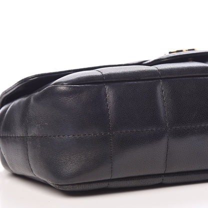 Chanel Lambskin Quilted Mini Chocolate Bar Camellia Flap Black 6 of 23