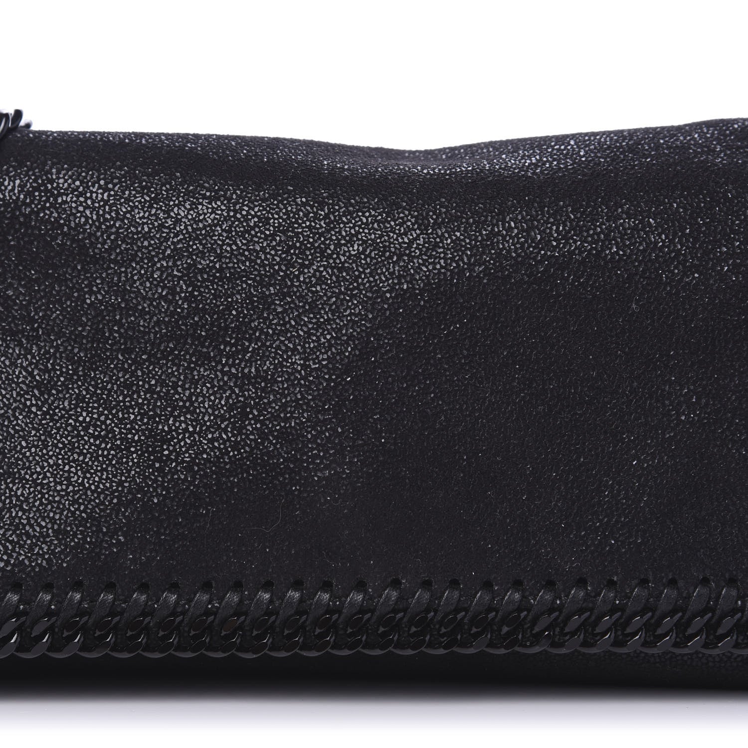 Stella McCartney Shaggy Deer Falabella Crossbody Clutch Black 9 of 9