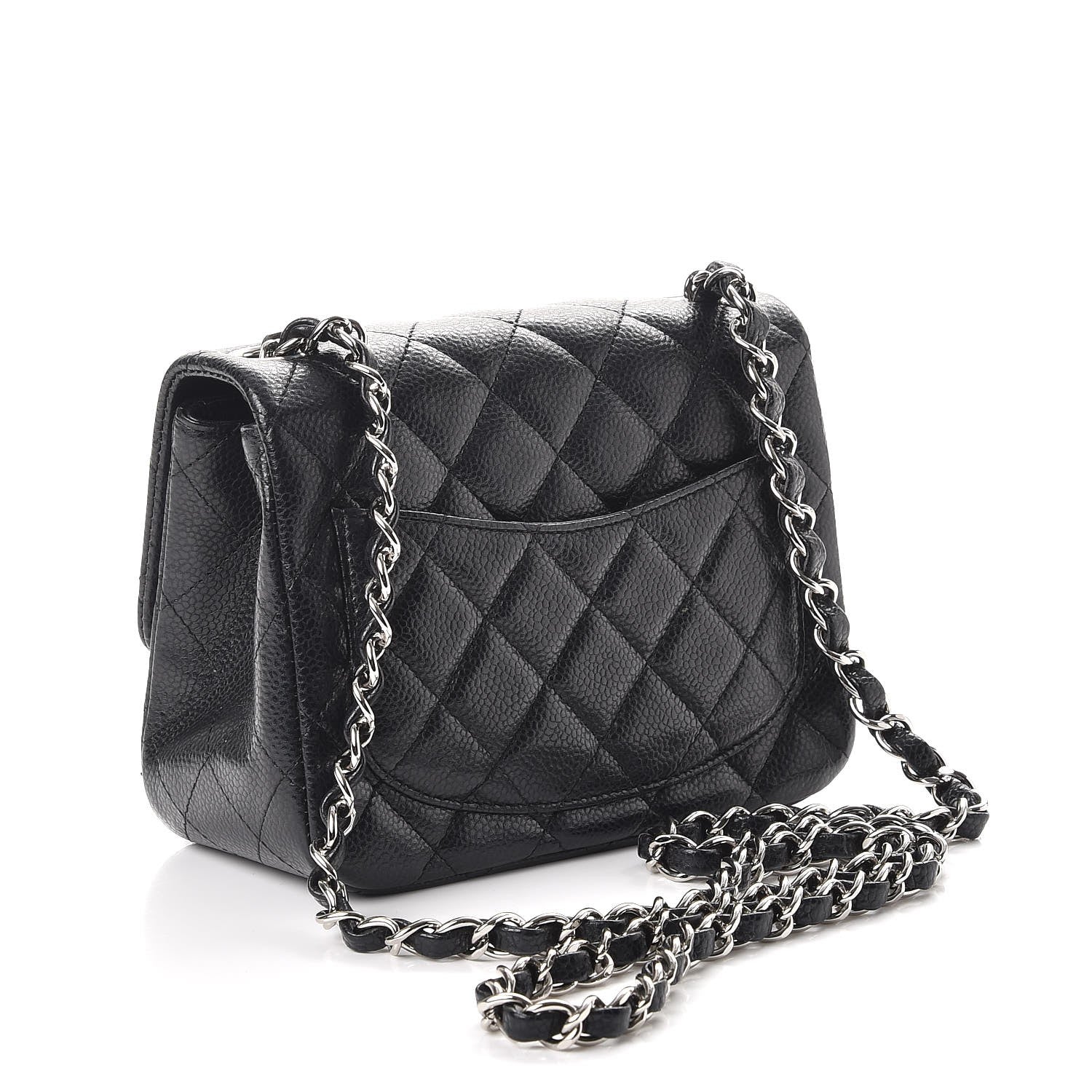 Chanel Caviar Quilted Mini Square Flap Black 5 of 13