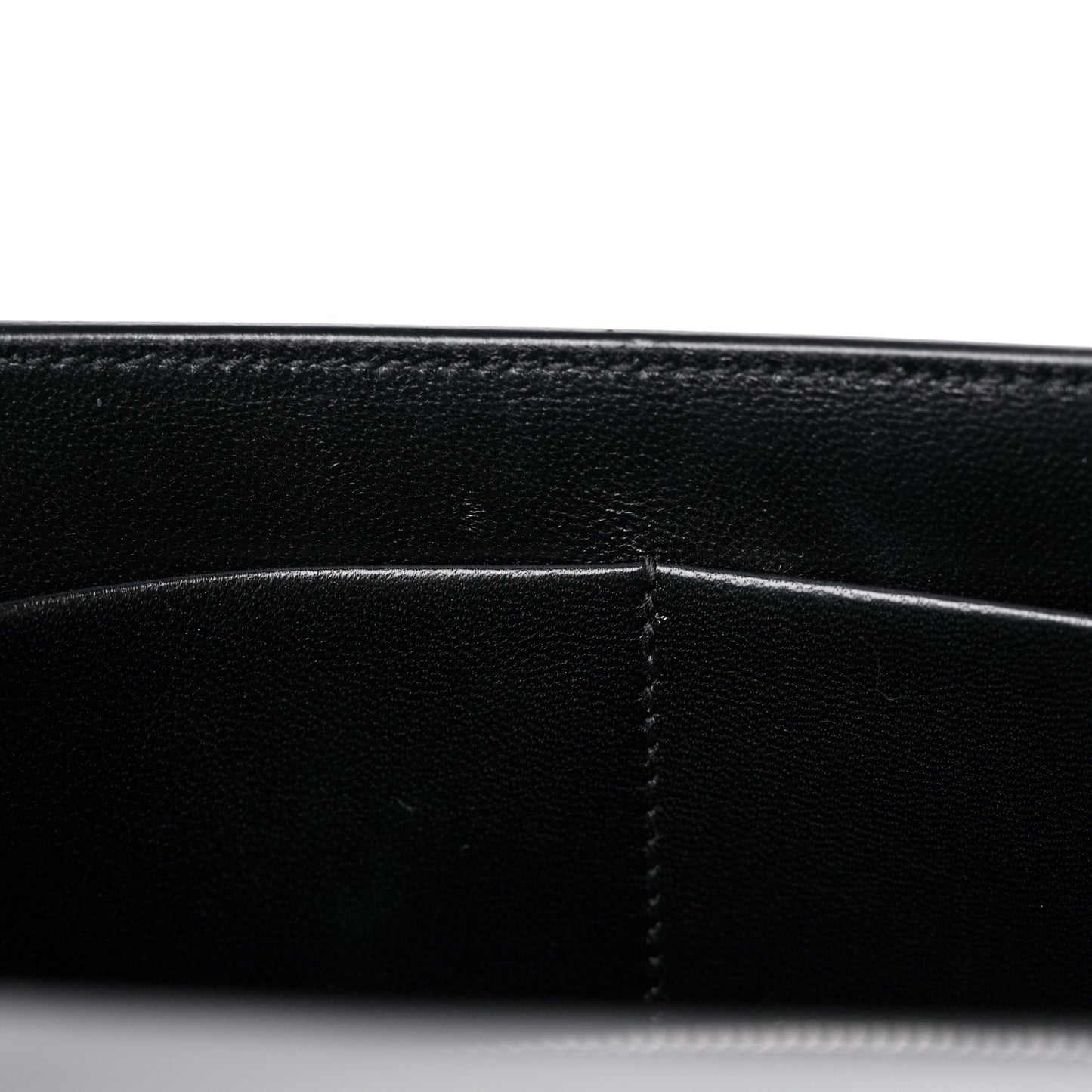 Grained Calfskin Medium Hourglass Top Handle Bag Black
