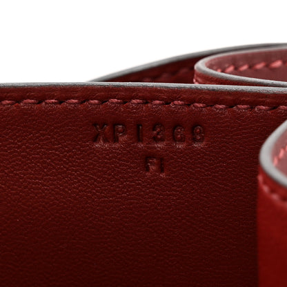 Hermes Veau Sombrero Constance Cartable 29 Rouge H 7 of 11