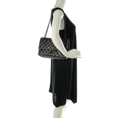 Chanel Glazed Calfskin Quilted 2.55 Reissue 226 Flap So Black 2 of 8