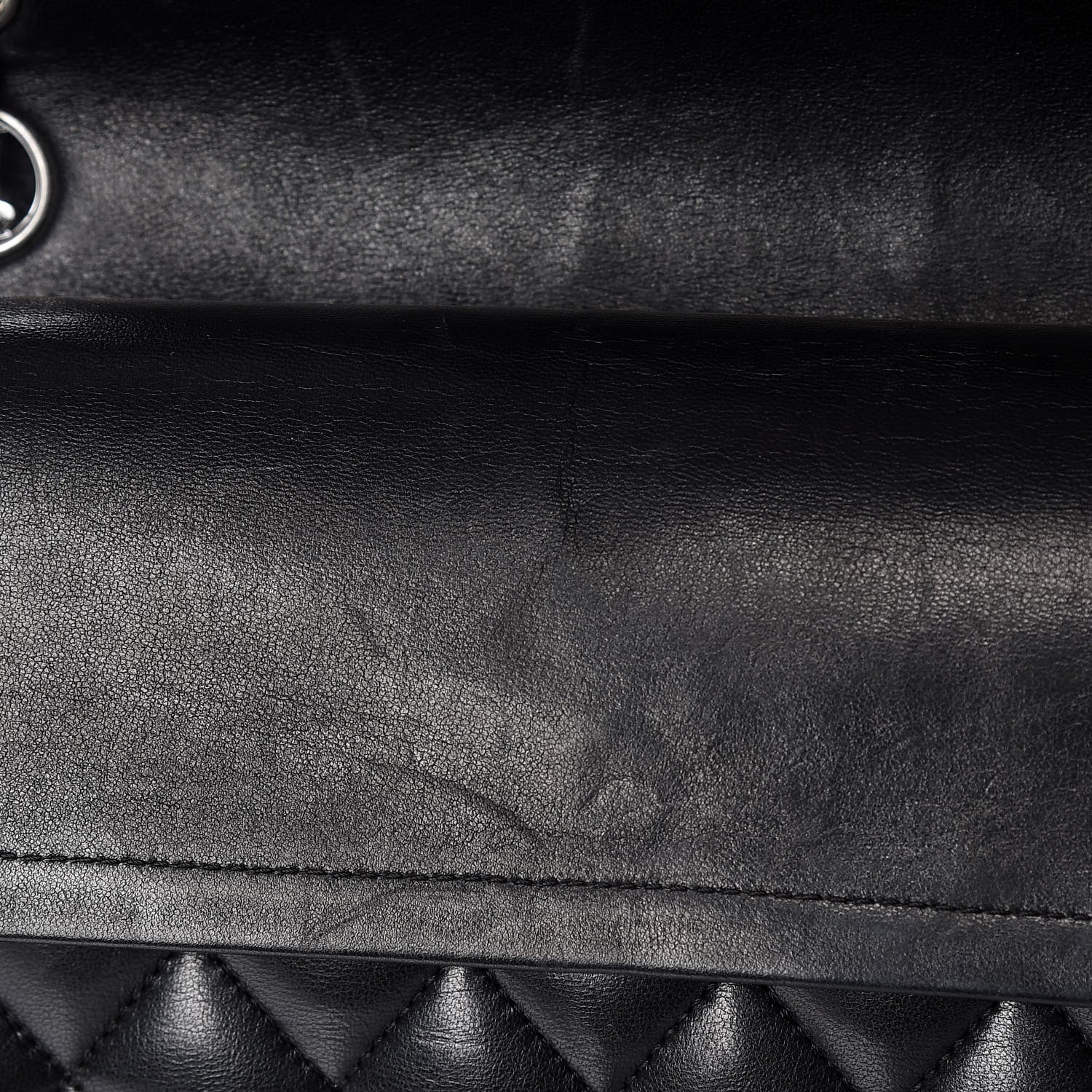 Chanel Lambskin Quilted Medium Double Flap Bag Black 22 of 27