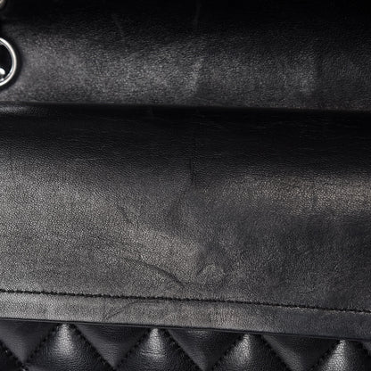 Chanel Lambskin Quilted Medium Double Flap Bag Black 22 of 27