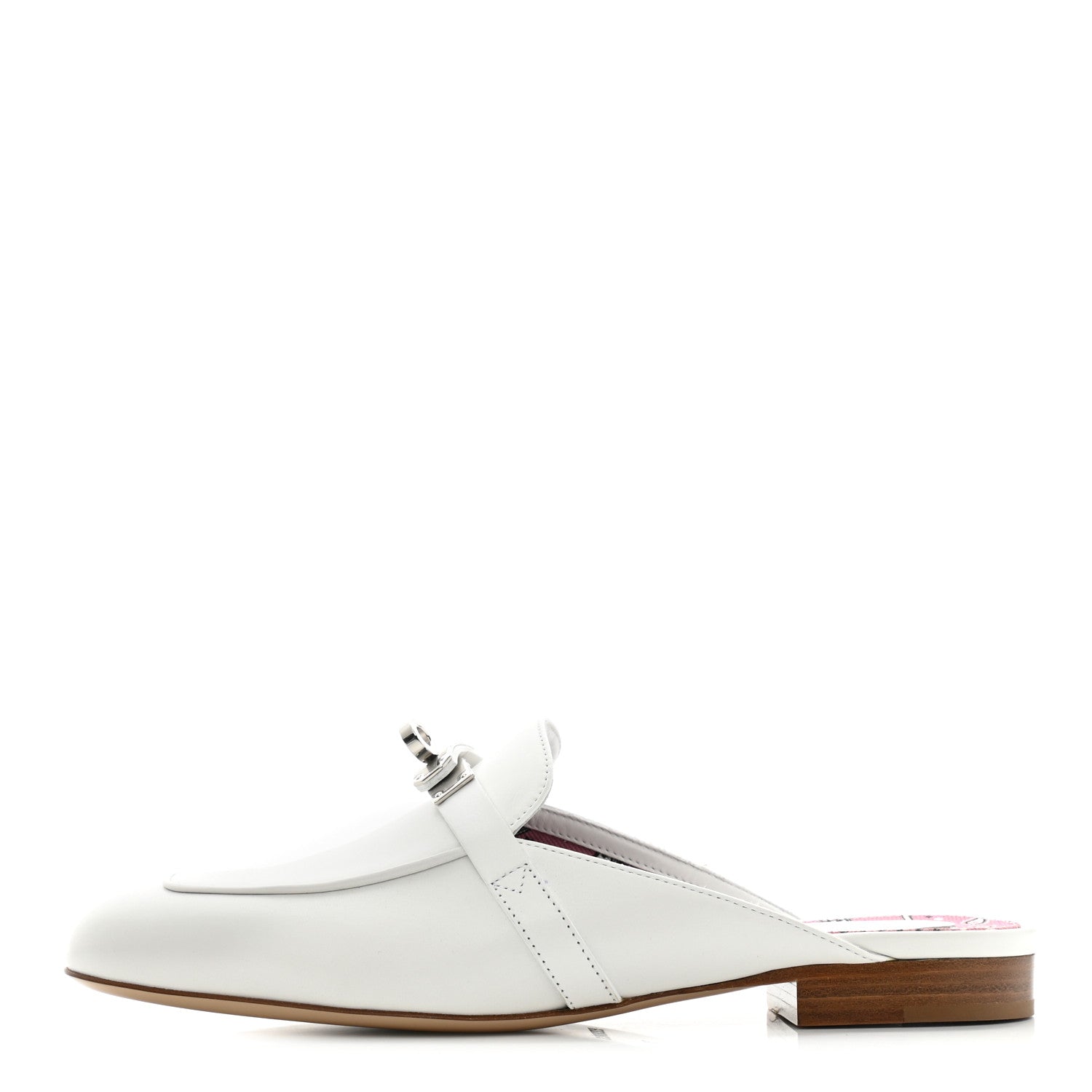 Hermes Calfskin Oz Mules 36 White 1 of 8