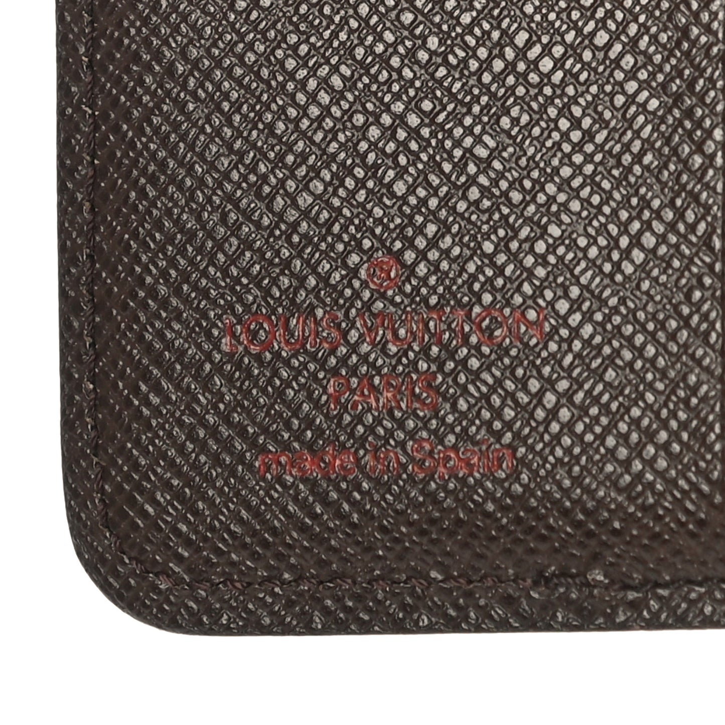 Damier Ebene Zippe Zipped Compact Wallet