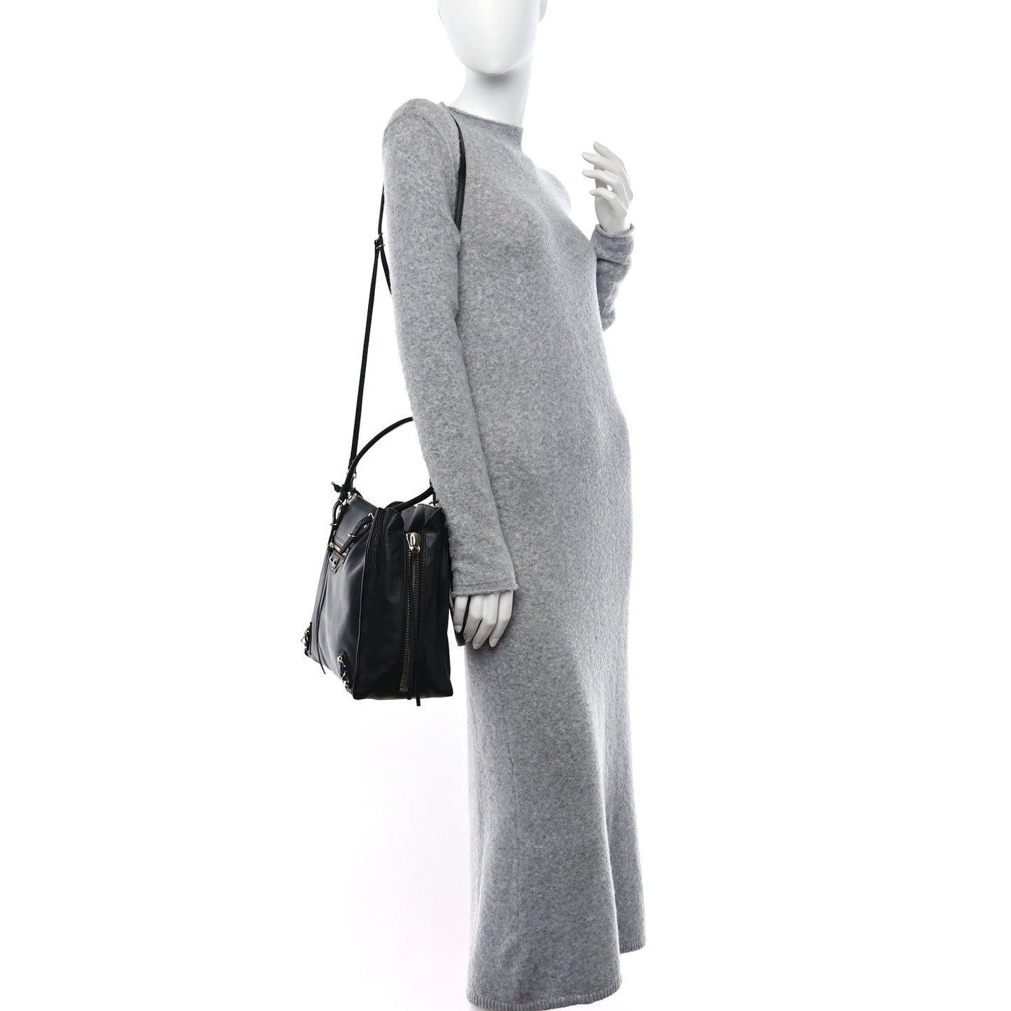 Veau Papier B4 Zip Around Tote Black