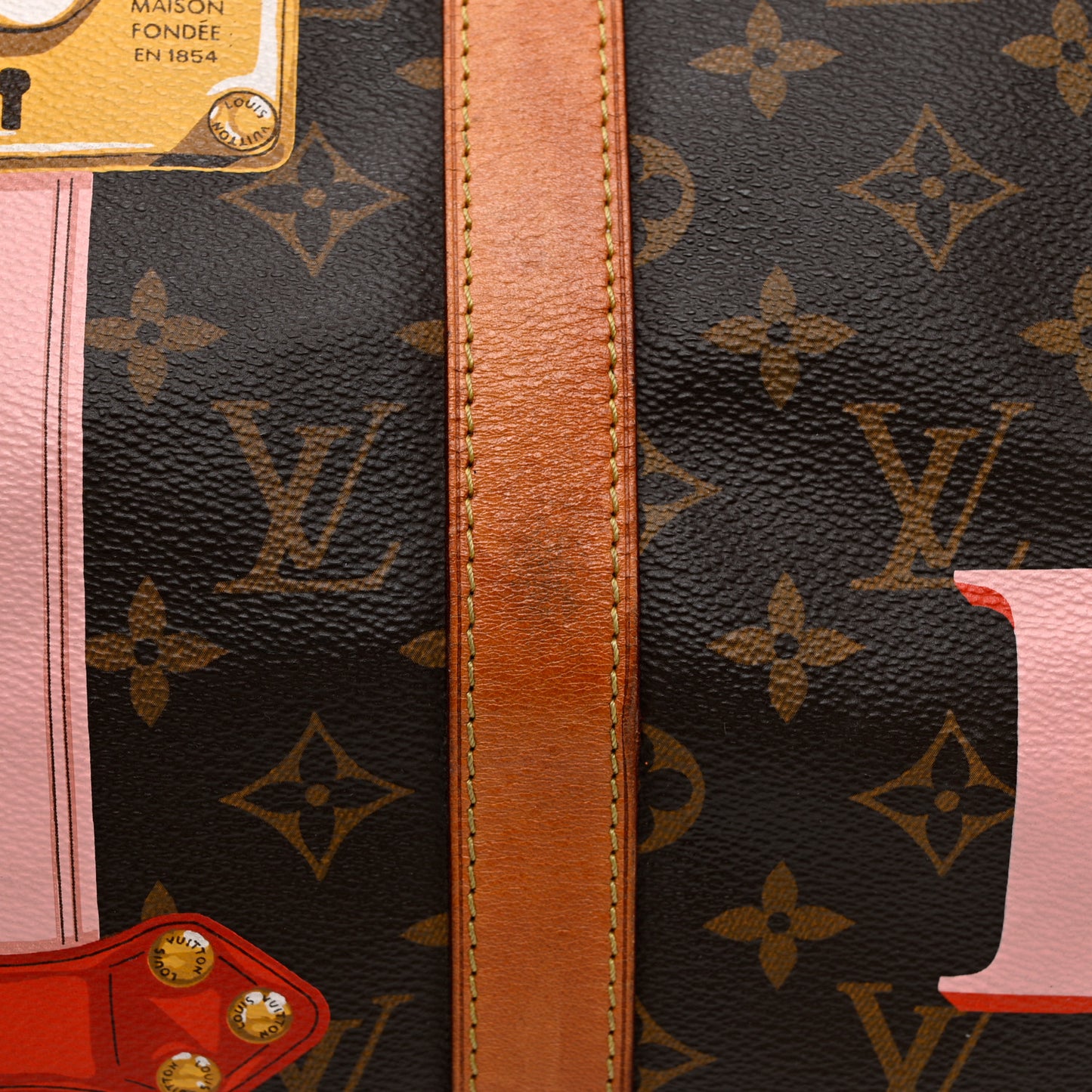 Monogram Summer Trunks Keepall Bandouliere 50