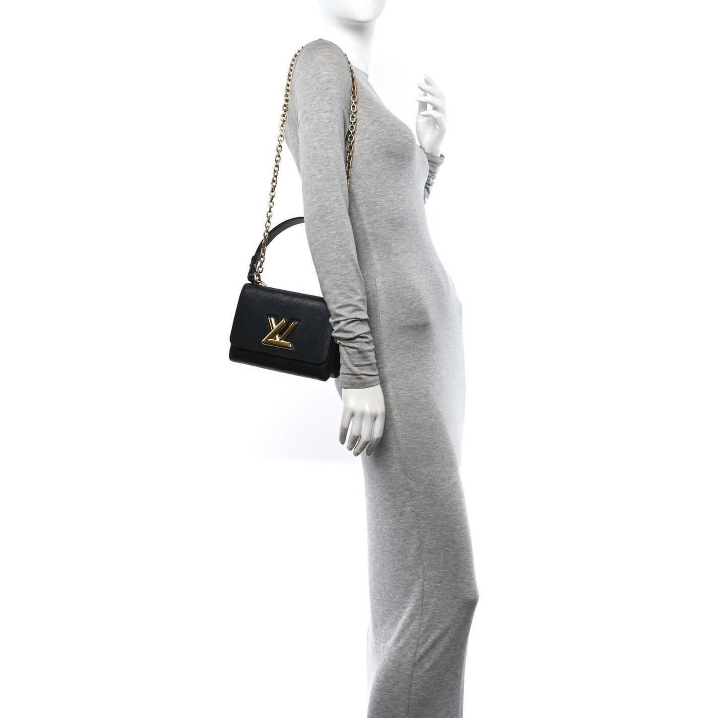 Epi Twist Shoulder Bag PM Black