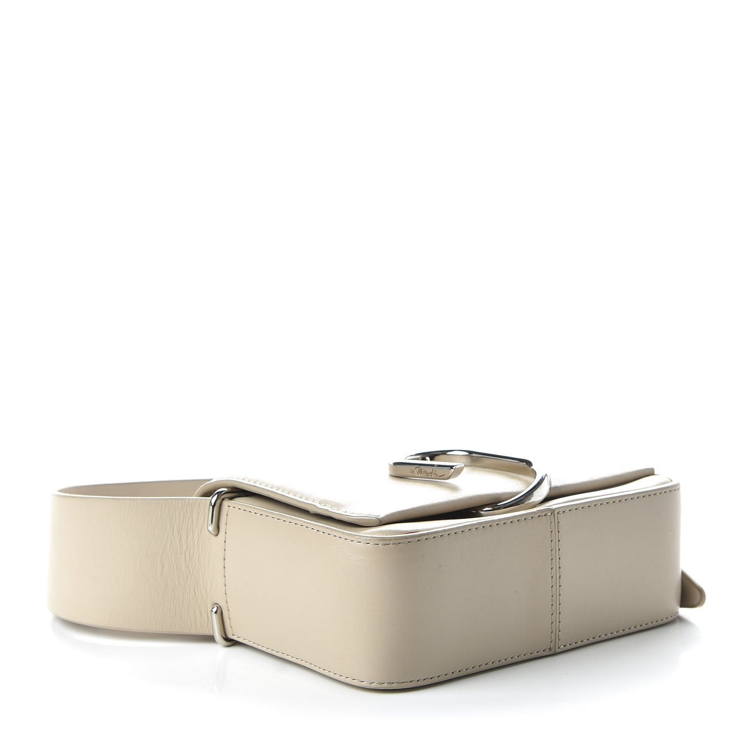 Calfskin Mini Alix Crossbody Bag Off White