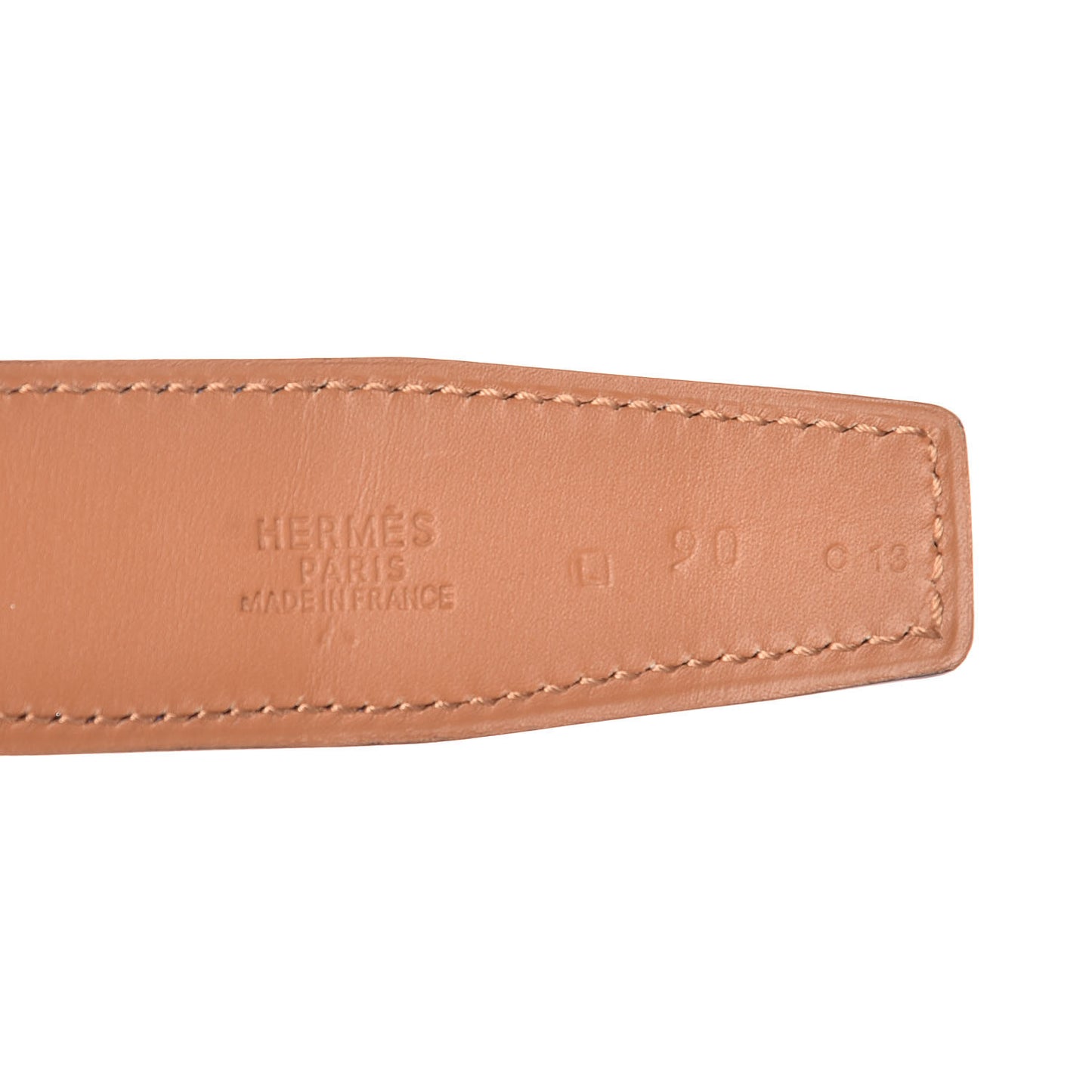 Matte Porosus Crocodile 32mm Philippine Belt 90 Bleu Brighton