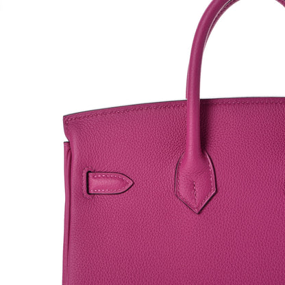 Hermes Togo Birkin 25 Rose Pourpre 35 of 37