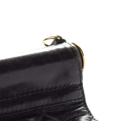 Chanel Lambskin Quilted Satchel Black 11 of 11