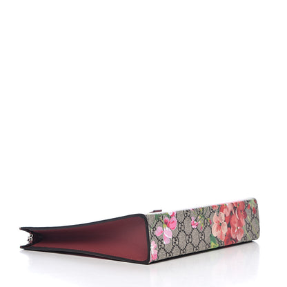 Gucci GG Supreme Monogram Blooms Large Cosmetic Case Beige Multicolor Dry Rose 4 of 7
