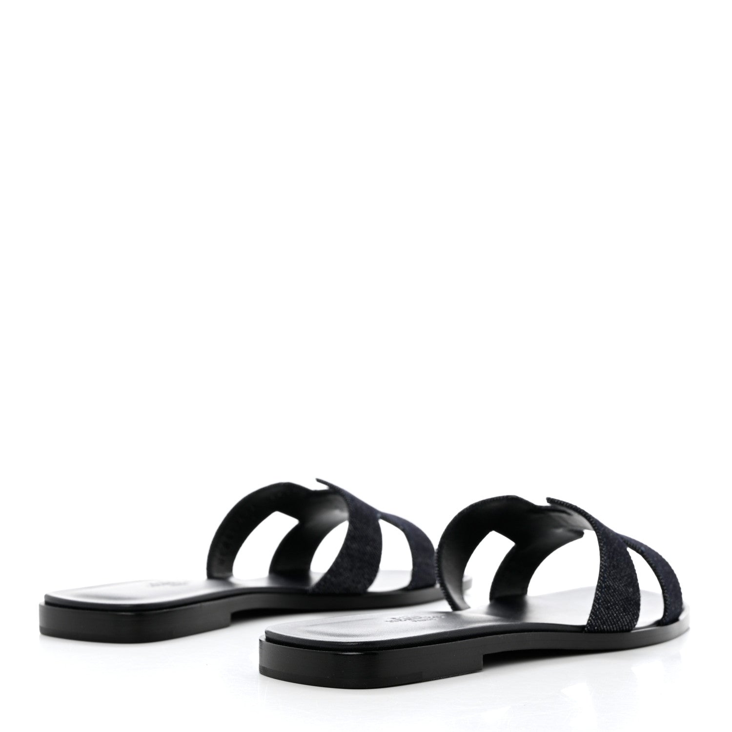 Hermes Denim Oran Sandals 39 Bleu Brut 4 of 9