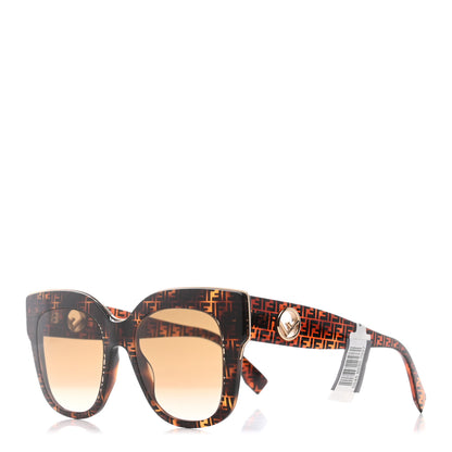 Fendi Acetate F is Fendi 51mm Cat Eye Sunglasses FF 0359/S Tortoise Camouflage 2 of 13