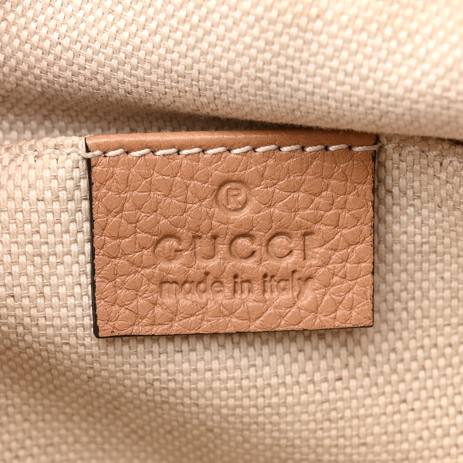 Gucci Pebbled Calfskin Small Soho Disco Bag Camelia 6 of 18