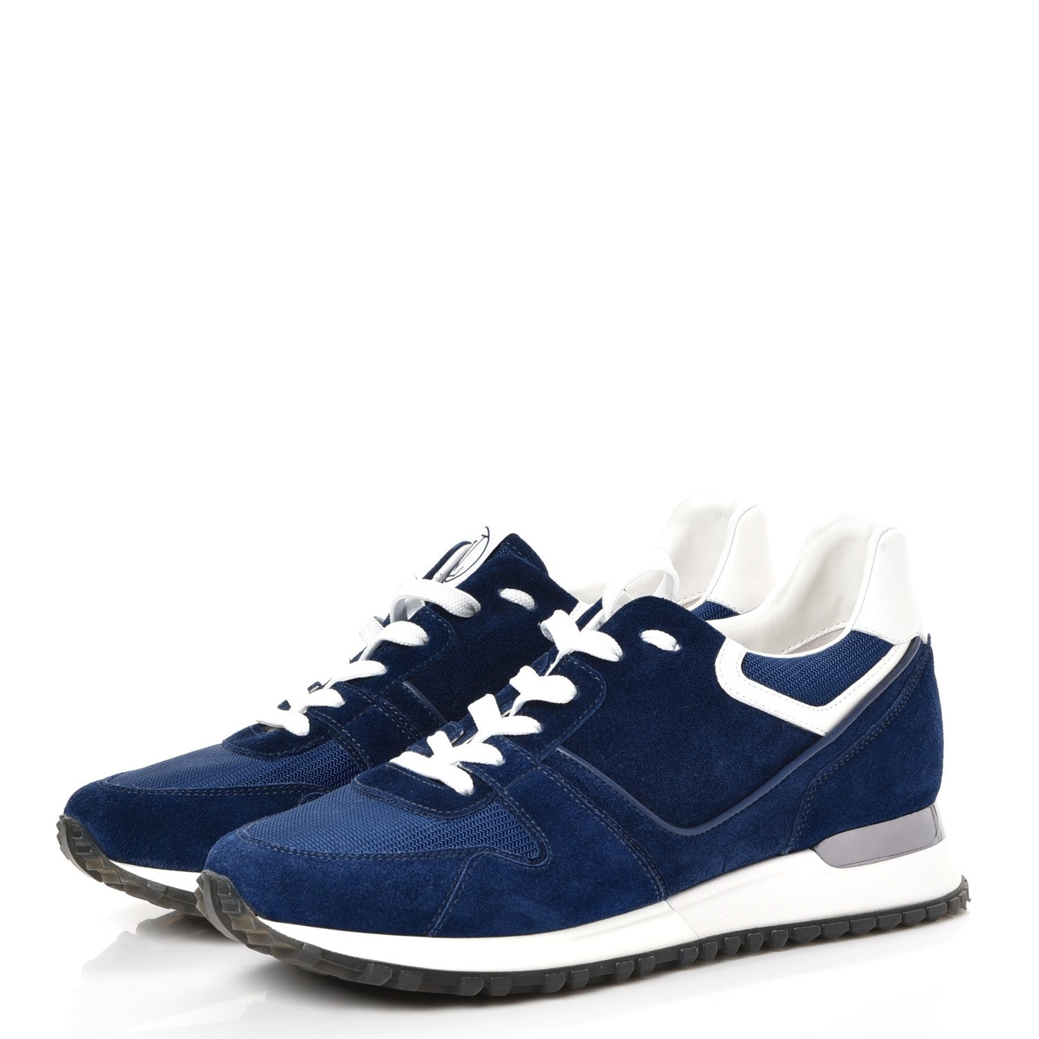 Louis Vuitton Suede Run Away Sneakers 38 Blue 3 of 8